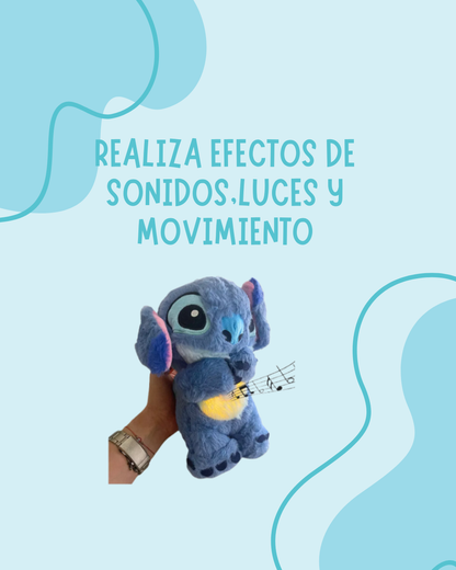 Peluche Stitch con movimientos y respiración