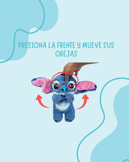 Peluche Stitch con movimientos y respiración